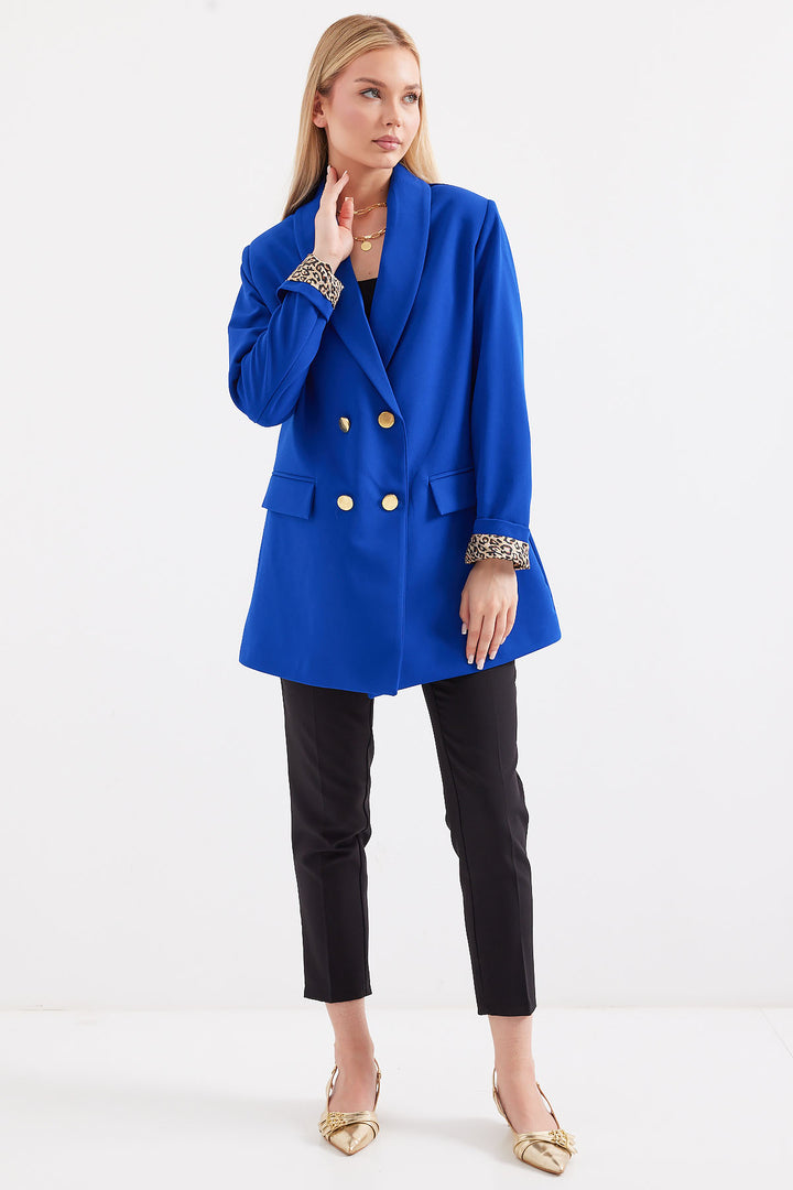 سترة BGD نسائية بأزرار مفصلة - Saks - Avondale