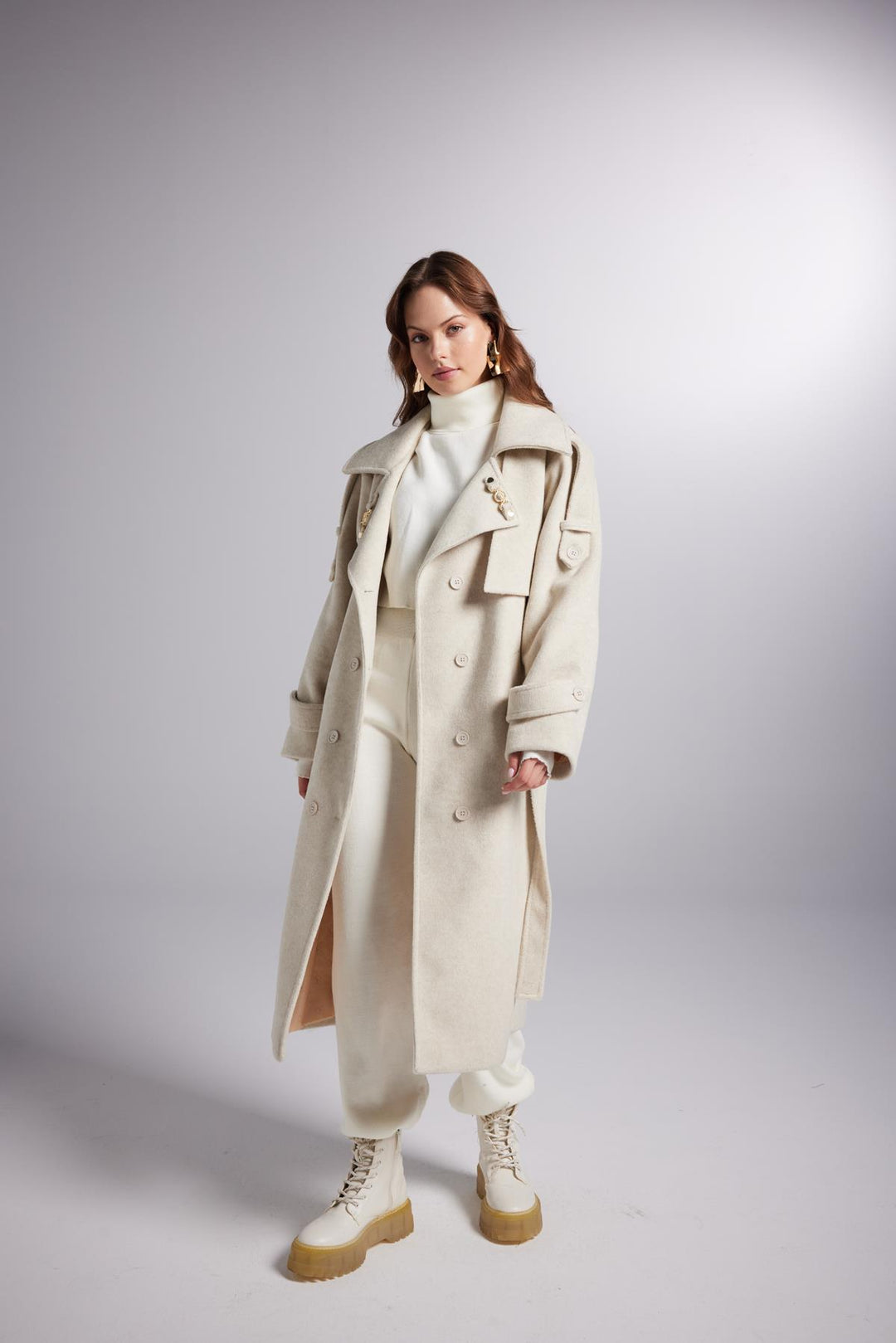 HLLY Women Woody Sled Beige - Fullerton