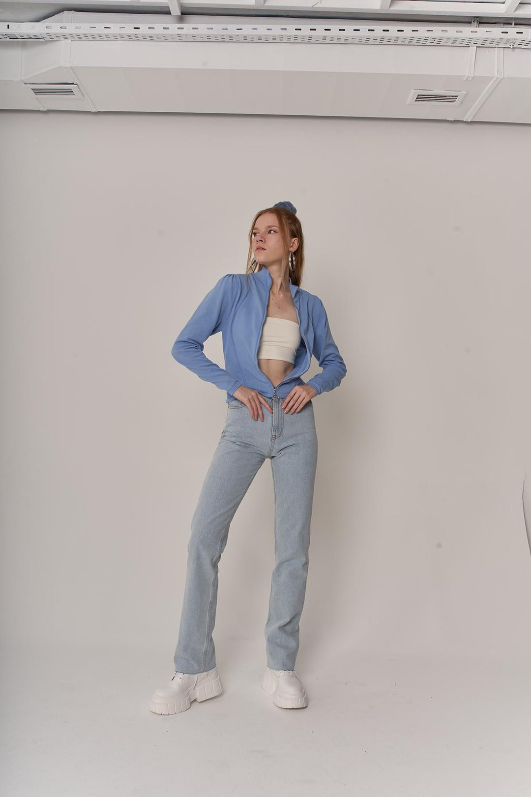 HLLY Women Rarely Sweatshirt Blue - Roseville