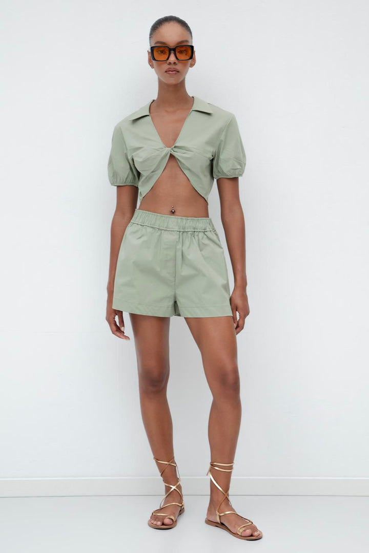 BSL Women 100% Cotton Mini Shorts - Rustavi