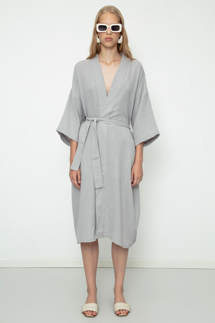 BSL Women 100% Cotton Muslin Kimono - Gießen