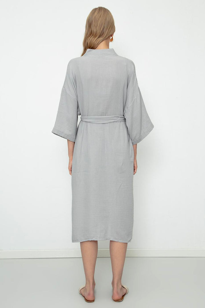 BSL Women 100% Cotton Muslin Kimono - Fano