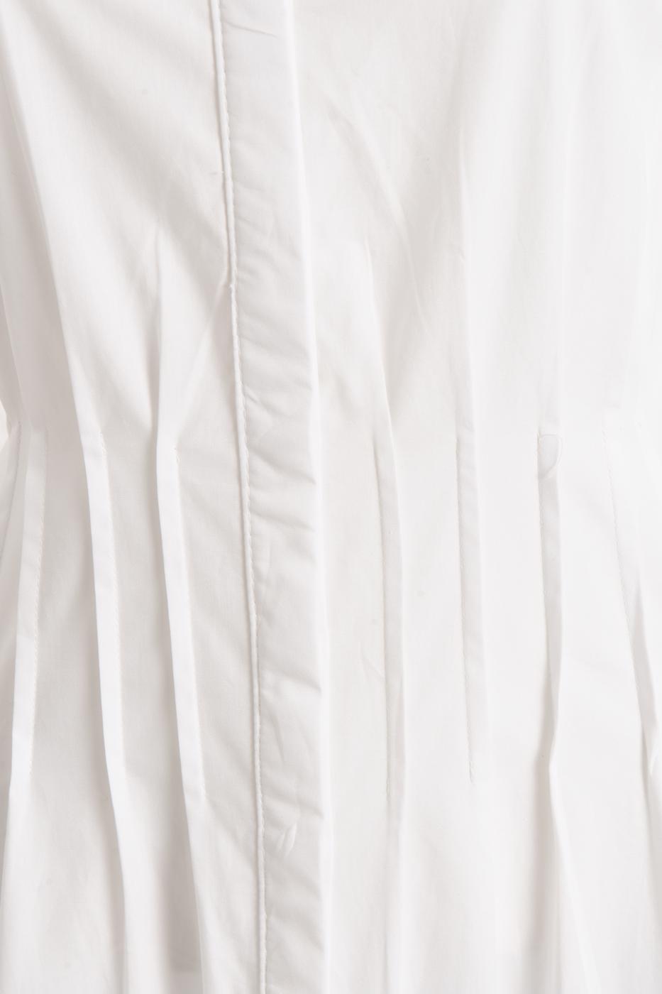 BSL Women 100% Cotton Rib Stitching Detailed Maxi Dress - Rechytsa