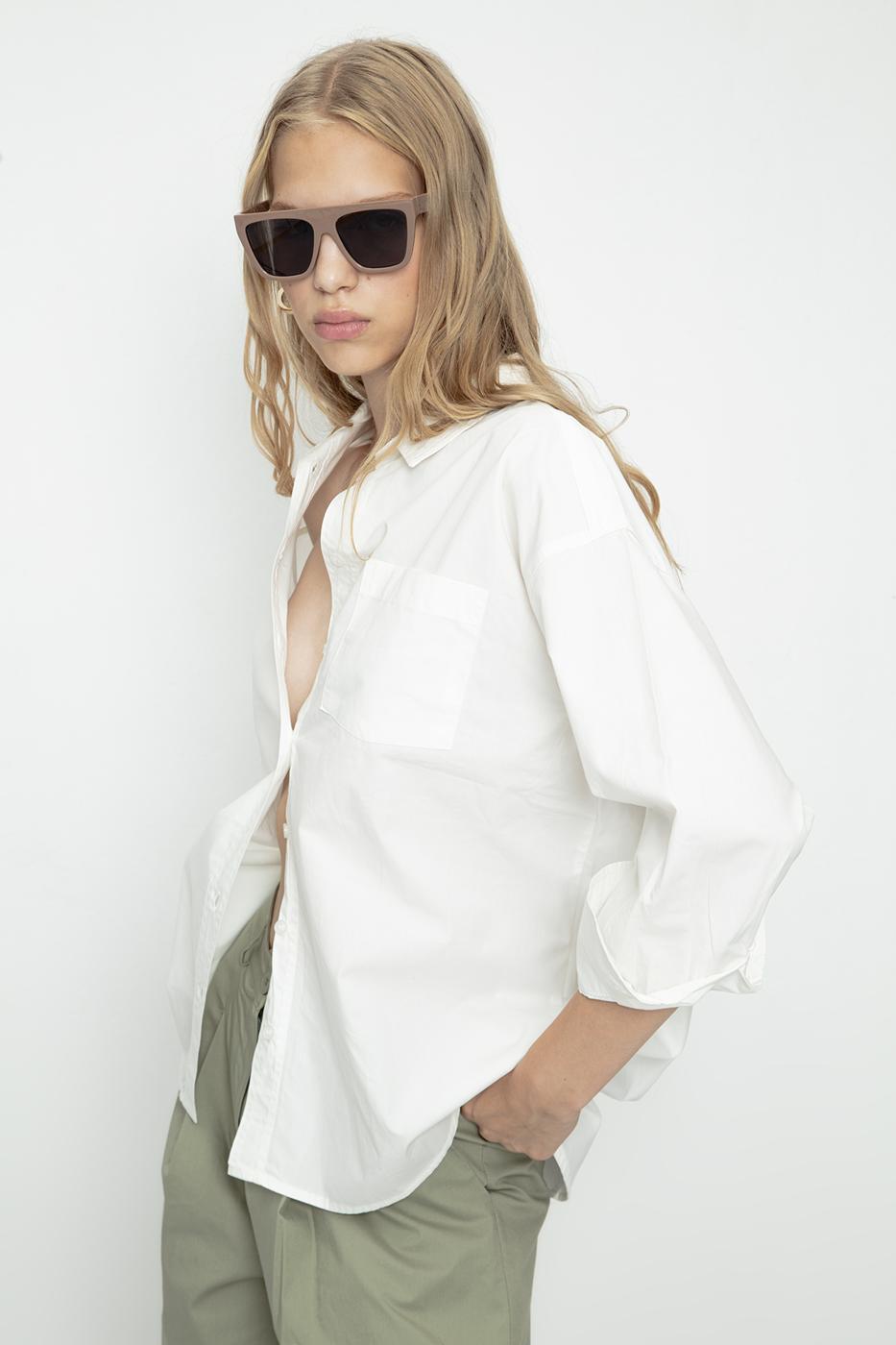 BSL Women 100% Cotton Oversize Shirt - Livry-Gargan