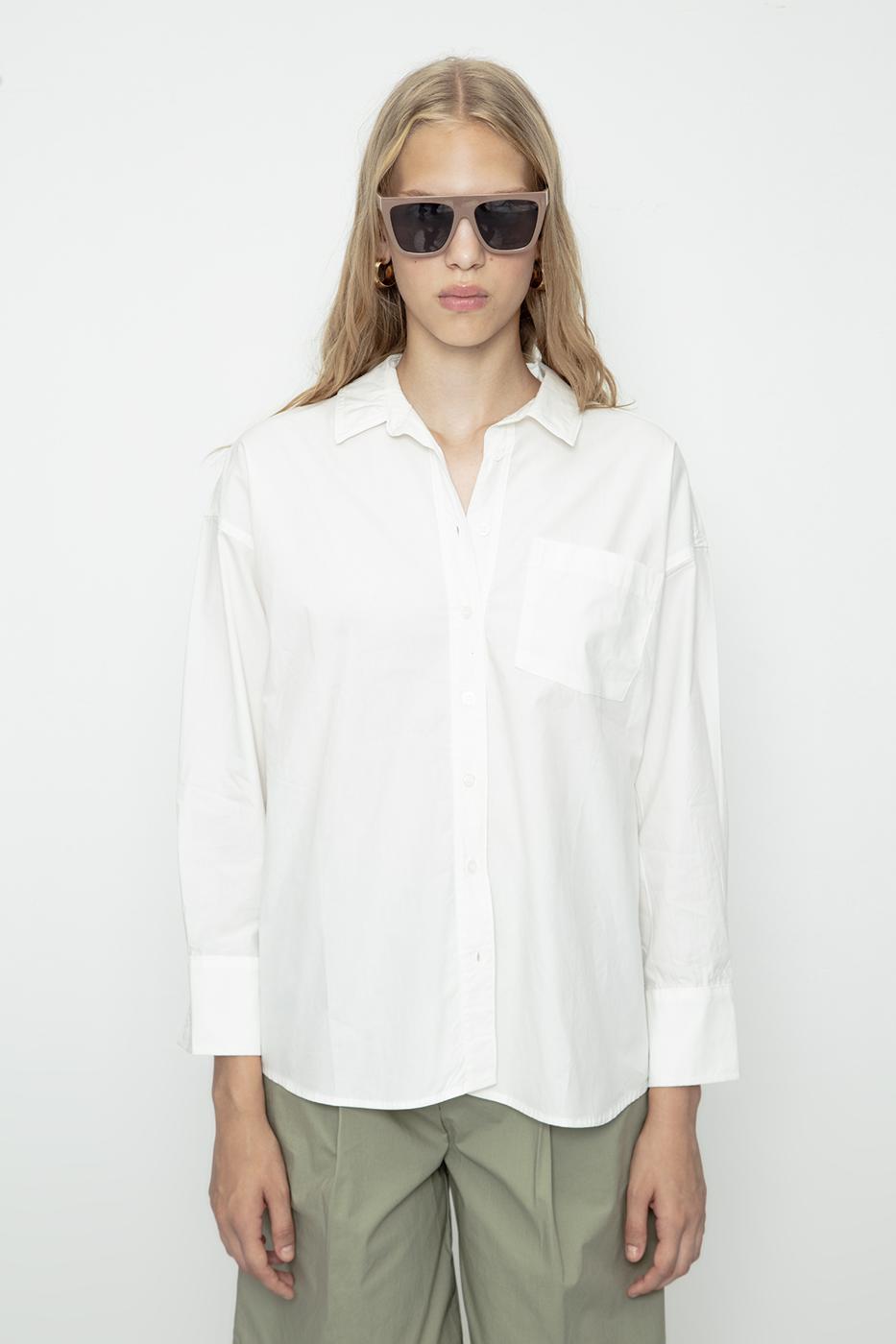 BSL Women 100% Cotton Oversize Shirt - Livry-Gargan