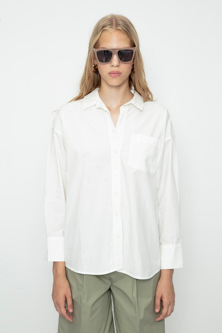 BSL Women 100% Cotton Oversize Shirt - Livry-Gargan
