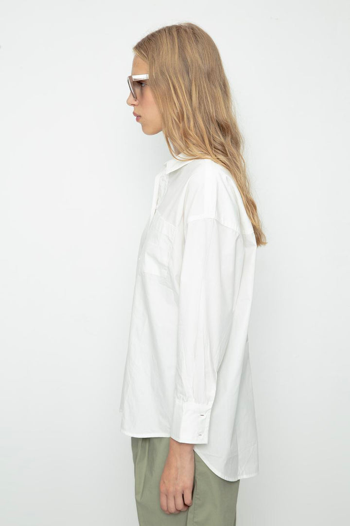 BSL Women 100% Cotton Oversize Shirt - Livry-Gargan