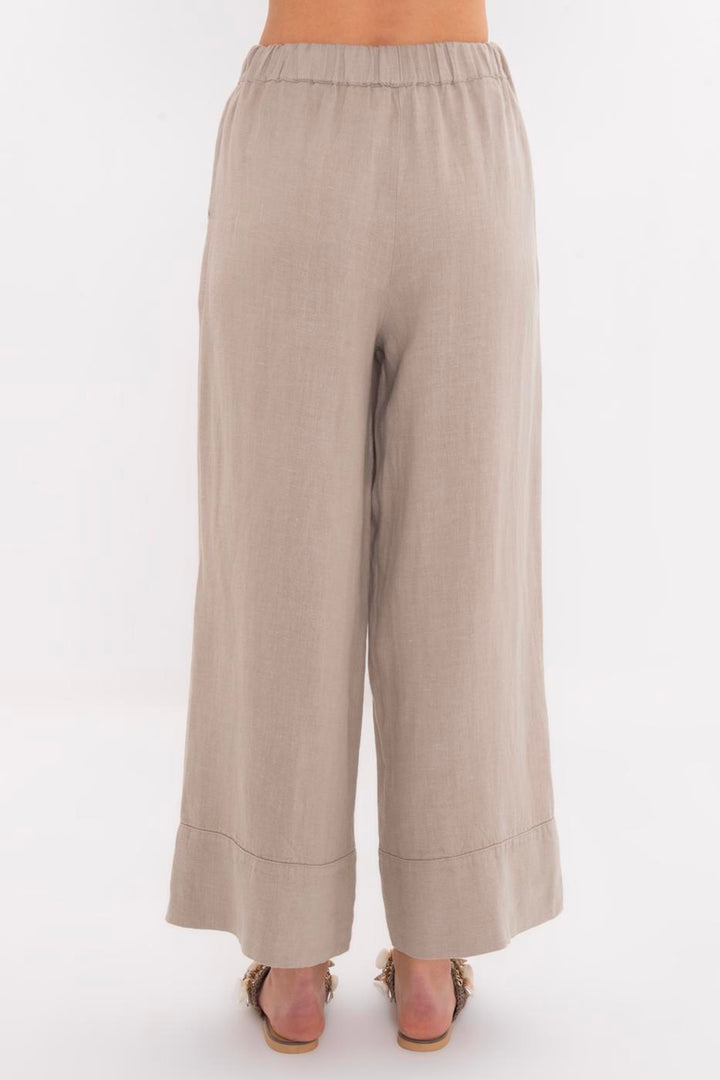 BSL Women 100% Linen Loose Trousers - Caguas