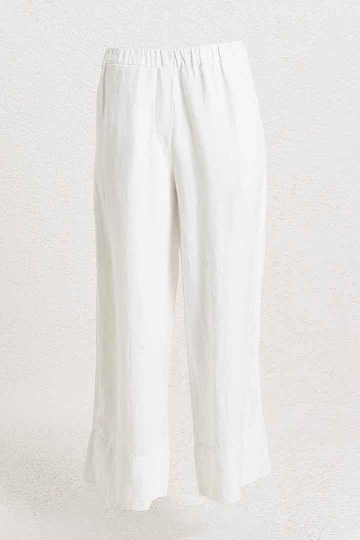 BSL Women 100% Linen Loose Trousers - Avilés