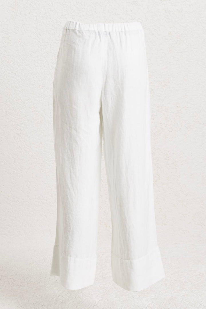 BSL Women 100% Linen Loose Trousers - Avilés