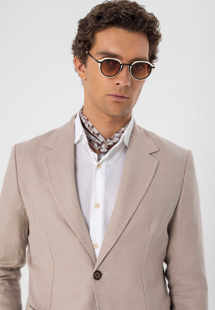 ANT 100% Linen Men's Blazer Jacket - San Andrés Cholula