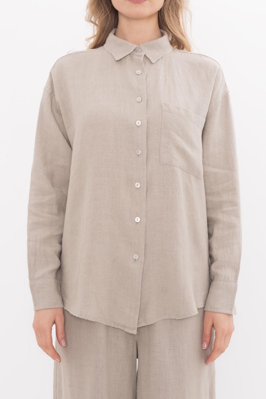 BSL Women 100% Linen Oversize Shirt - Coyula