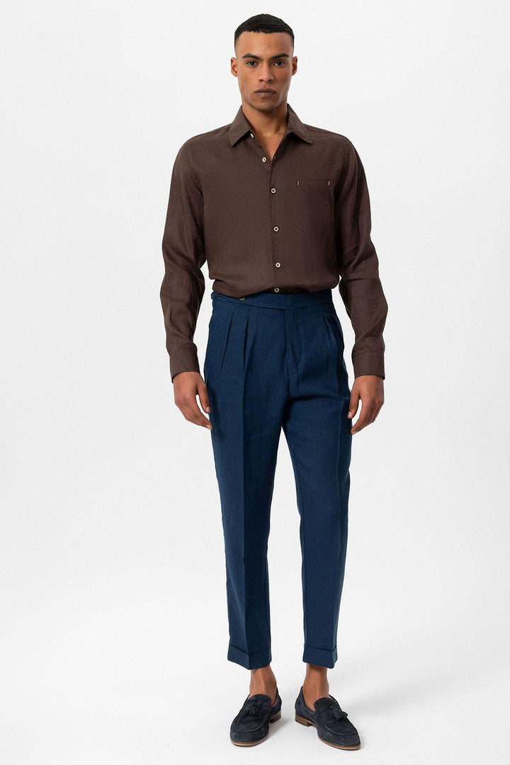 ANT 100% Linen Long Sleeve Men's Shirt - Parkersburg