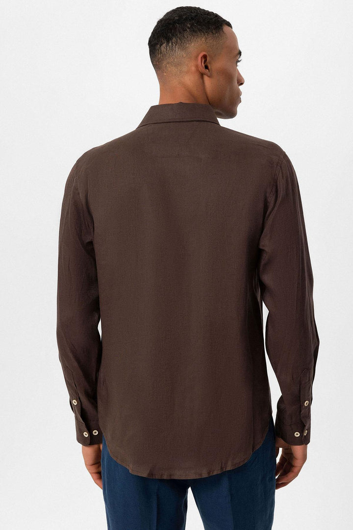 ANT 100% Linen Long Sleeve Men's Shirt - Parkersburg