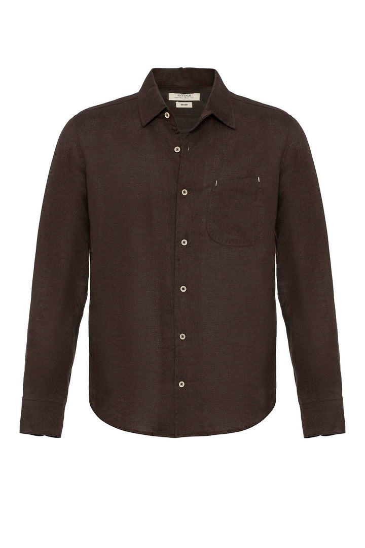 ANT 100% Linen Long Sleeve Men's Shirt - Parkersburg