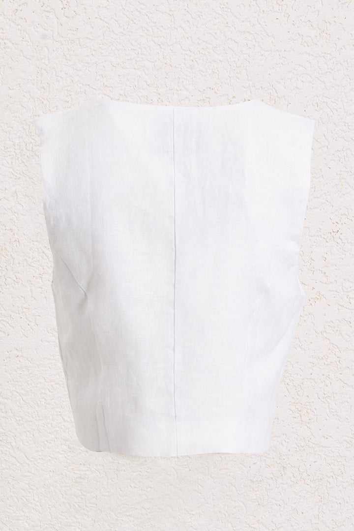 BSL Women 100% Linen Vest - Göttingen