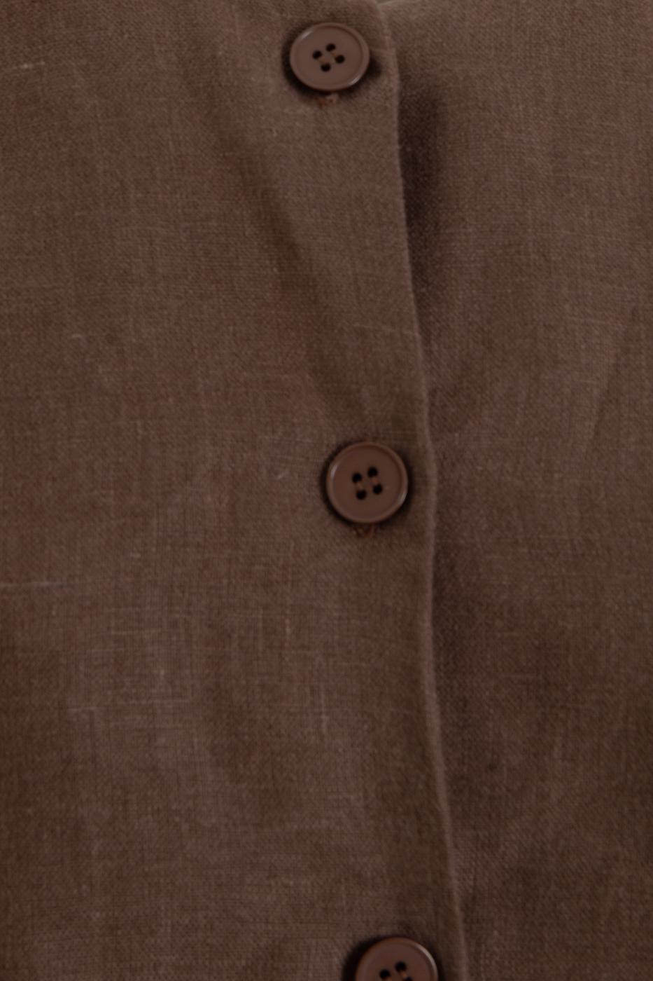 BSL Women 100% Linen Vest - East Providence