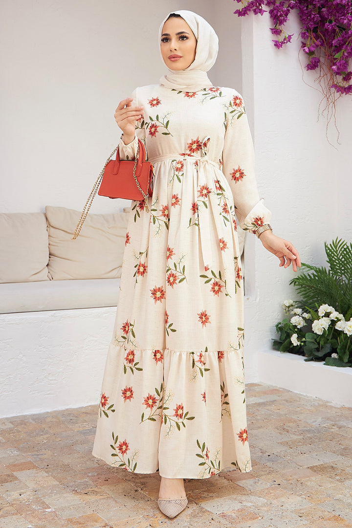 ZRF Women Arya Linen Dress - Terracotta - Orpington