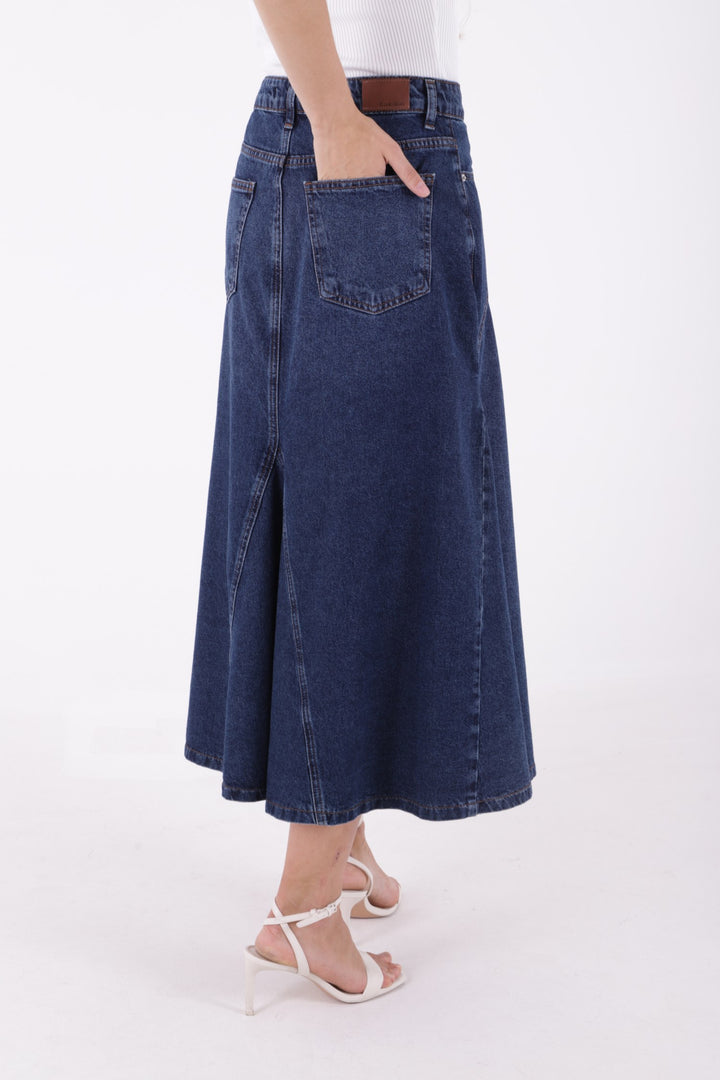 XLJ Long Denim Skirt Shaped Bell - Whangarei
