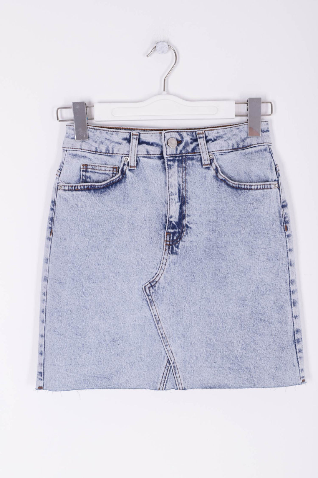 XLJ Mini Denim Skirt with Triangle Detail Mixed - Soest