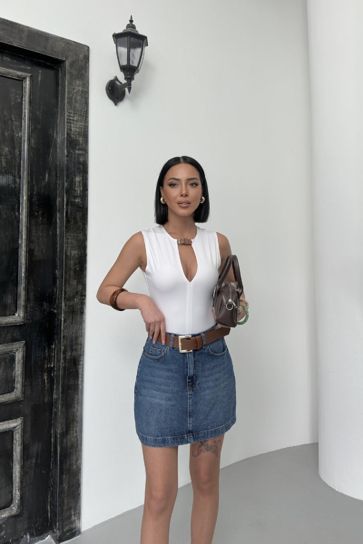XLJ Mini Denim Skirt - Bunbury