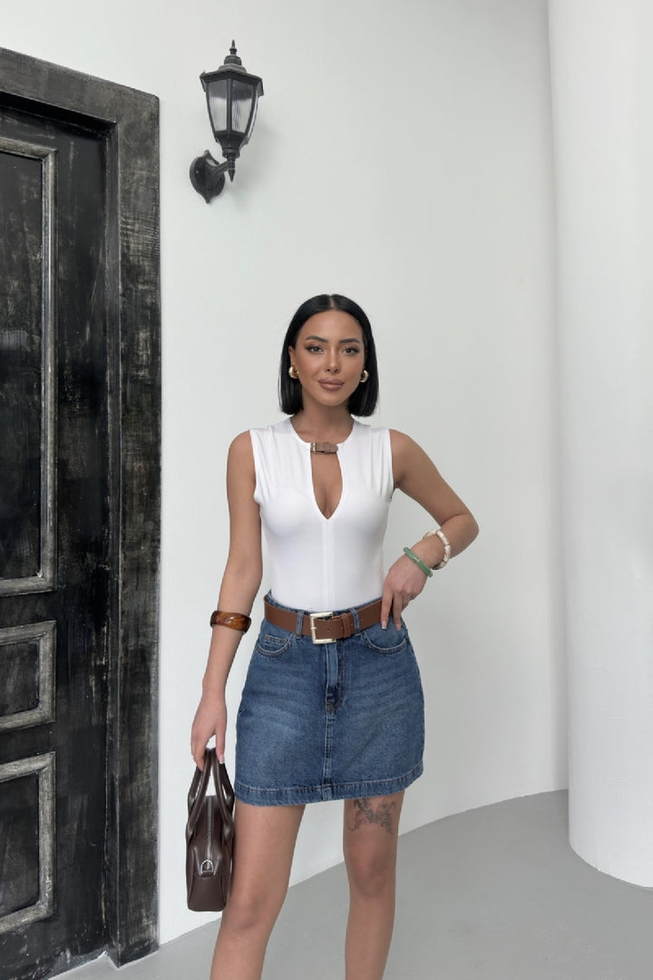 XLJ Mini Denim Skirt - Bunbury