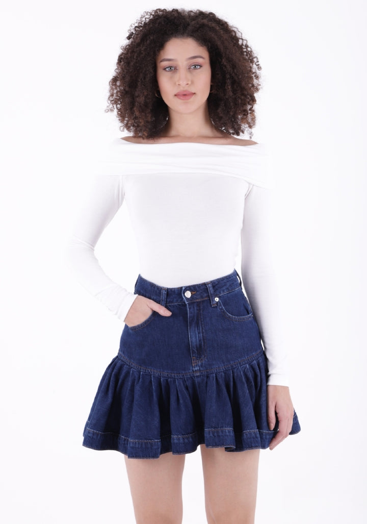XLJ Mini Denim Skirt Mixed - Le Havre