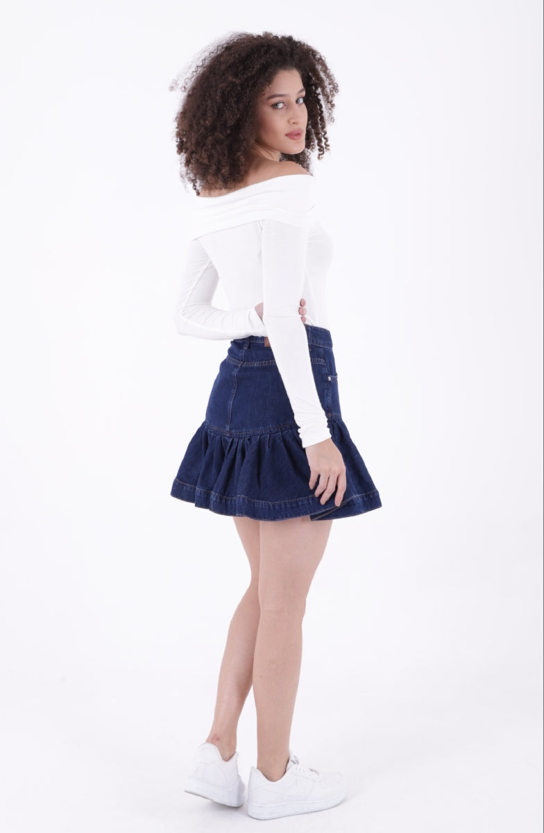 XLJ Mini Denim Skirt Mixed - Le Havre