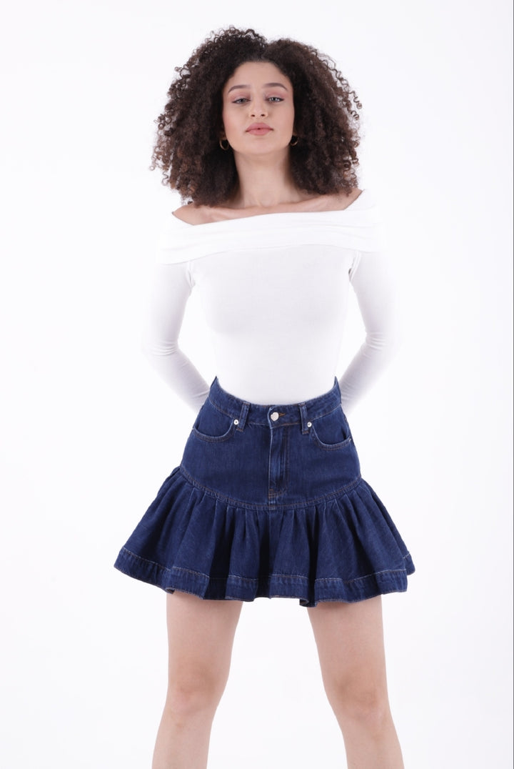 XLJ Mini Denim Skirt Mixed - Le Havre