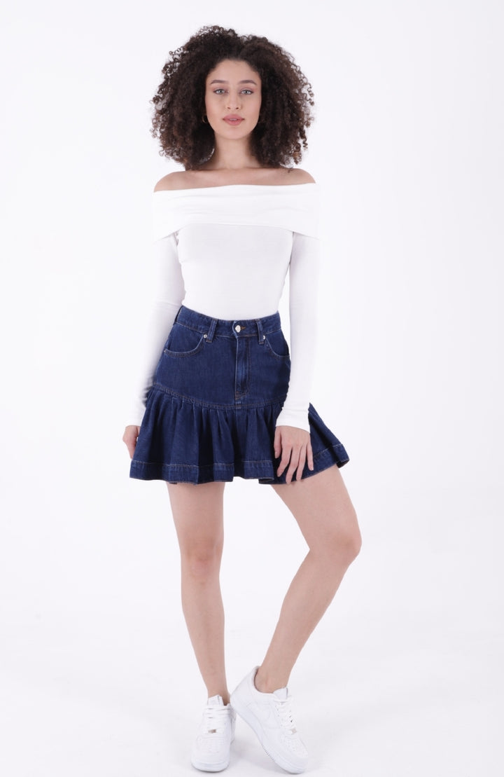 XLJ Mini Denim Skirt Mixed - Le Havre