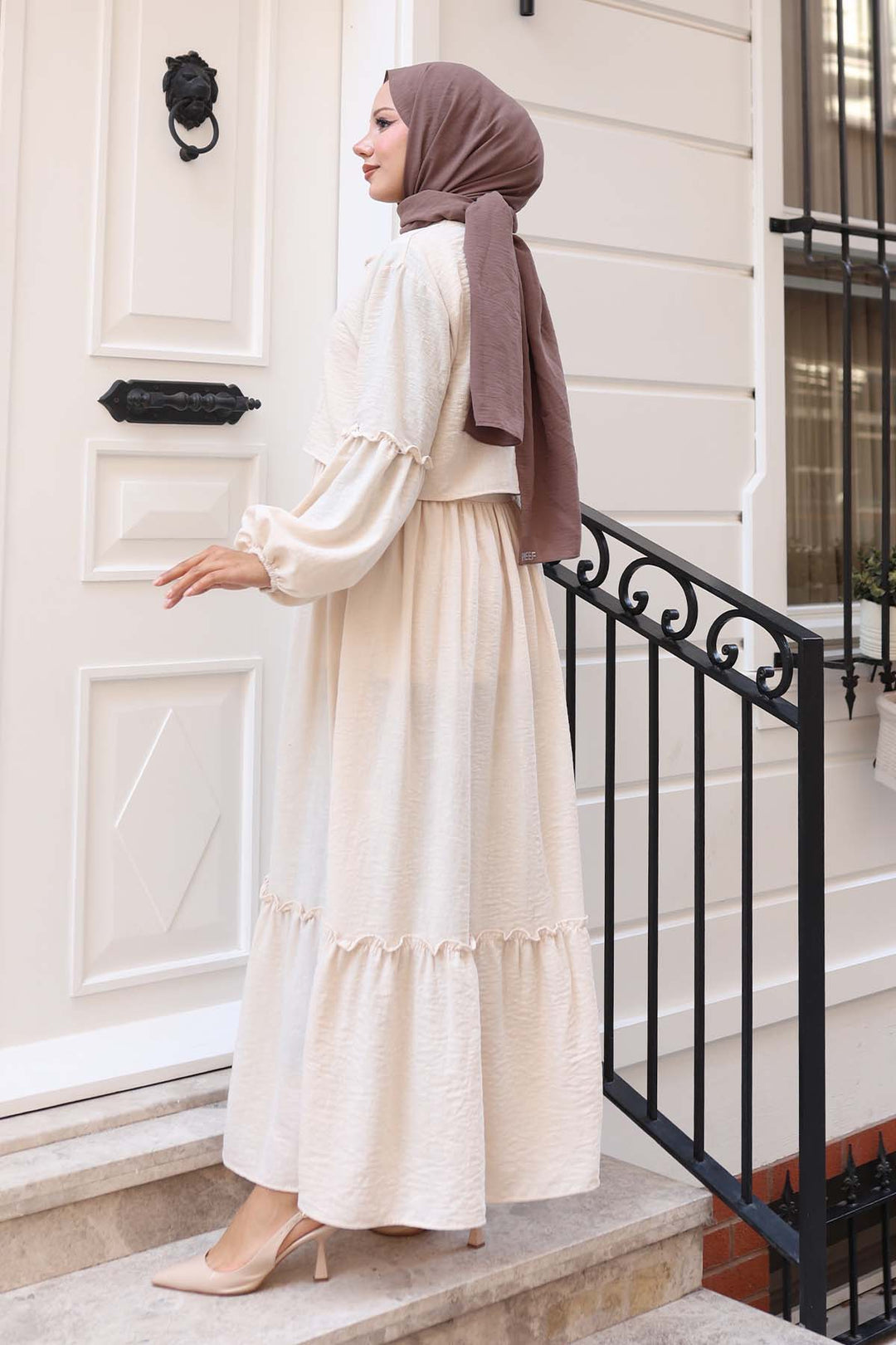 BNG Women Bow Detail Dress Suit Stone Color 2271 - Brovary