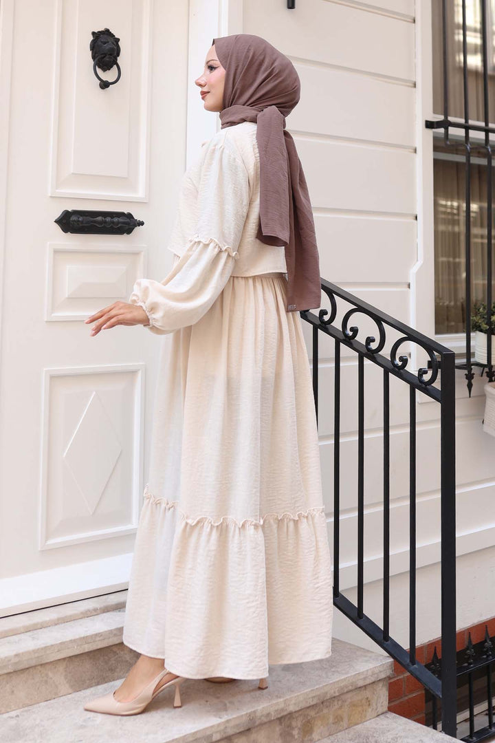 BNG Women Bow Detail Dress Suit Stone Color 2271 - Brovary