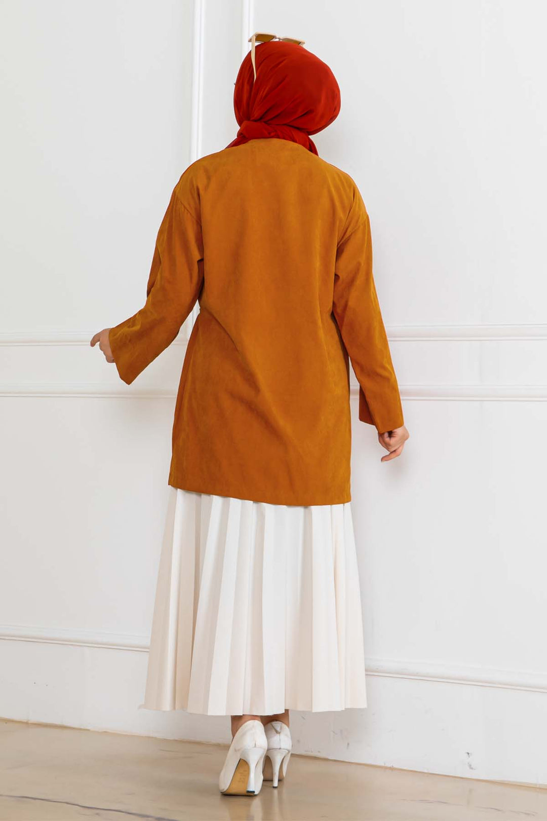 BNG Women Yandan Bağmalı Kimono Kiremit 2147 - Dover