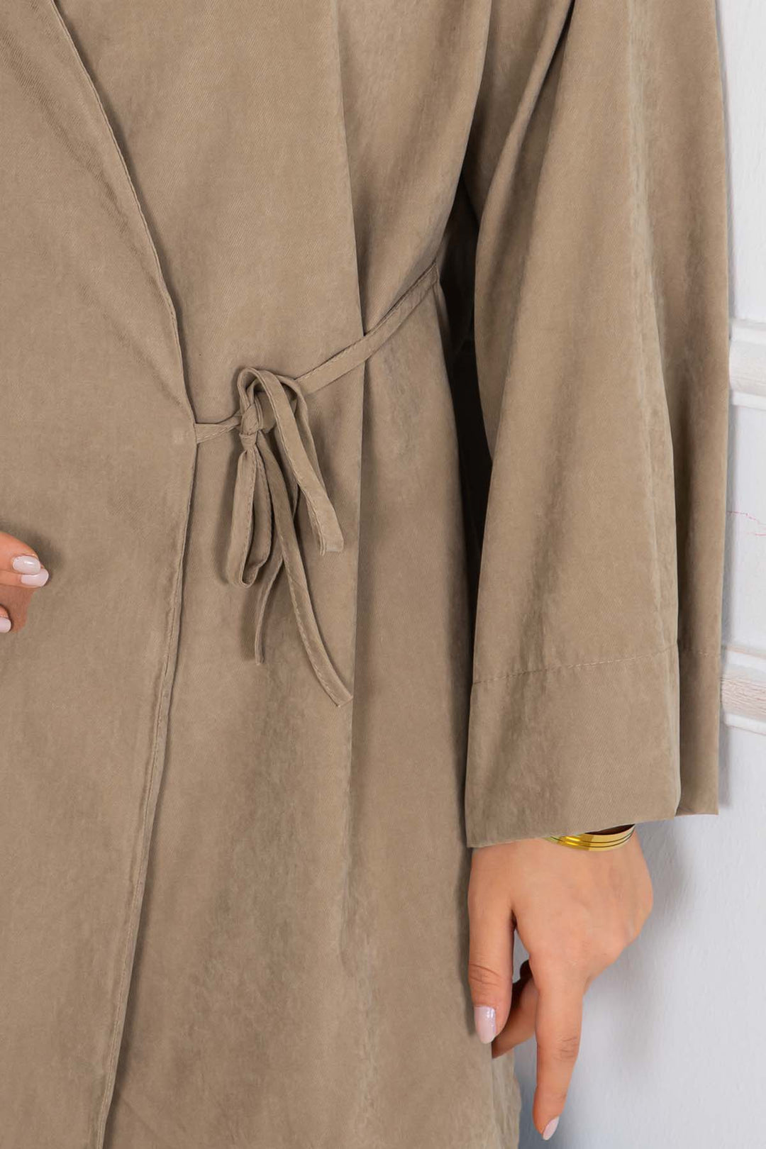 BNG Women Side Tied Kimono Mink 2147 - Brooklyn Park