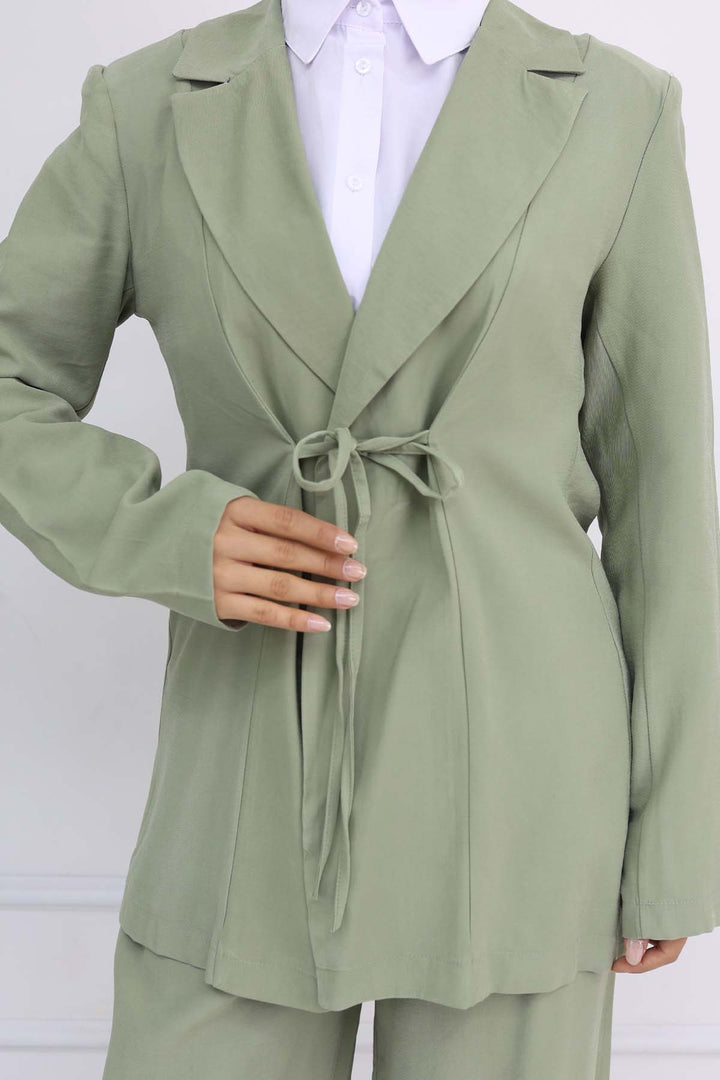 BNG Women İp Bağcıklı Ceket Takım Çağla 2265 - Wiener Neustadt