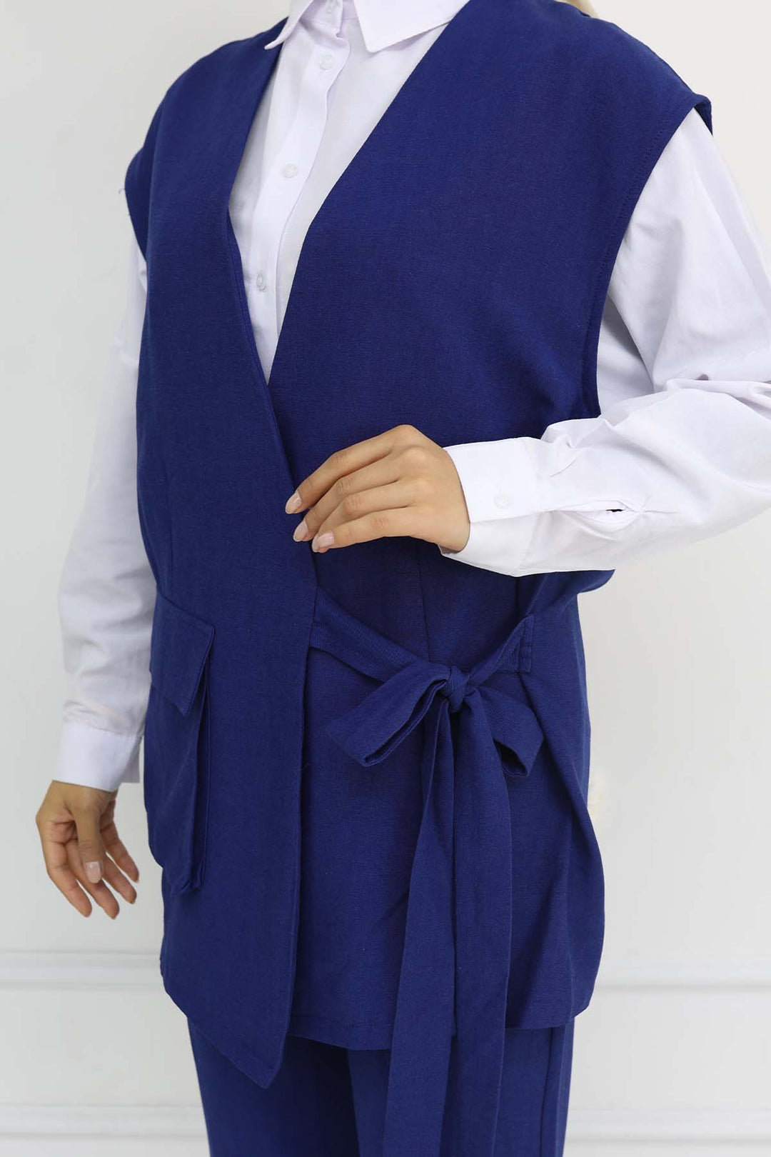 BNG Women Vest and Pants Suit Navy Blue 2243 - Kramatorsk