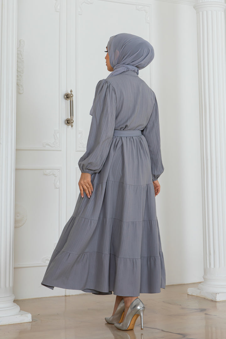 BNG Women Button Detailed Dress Gray 2024 - Clermont-Ferrand