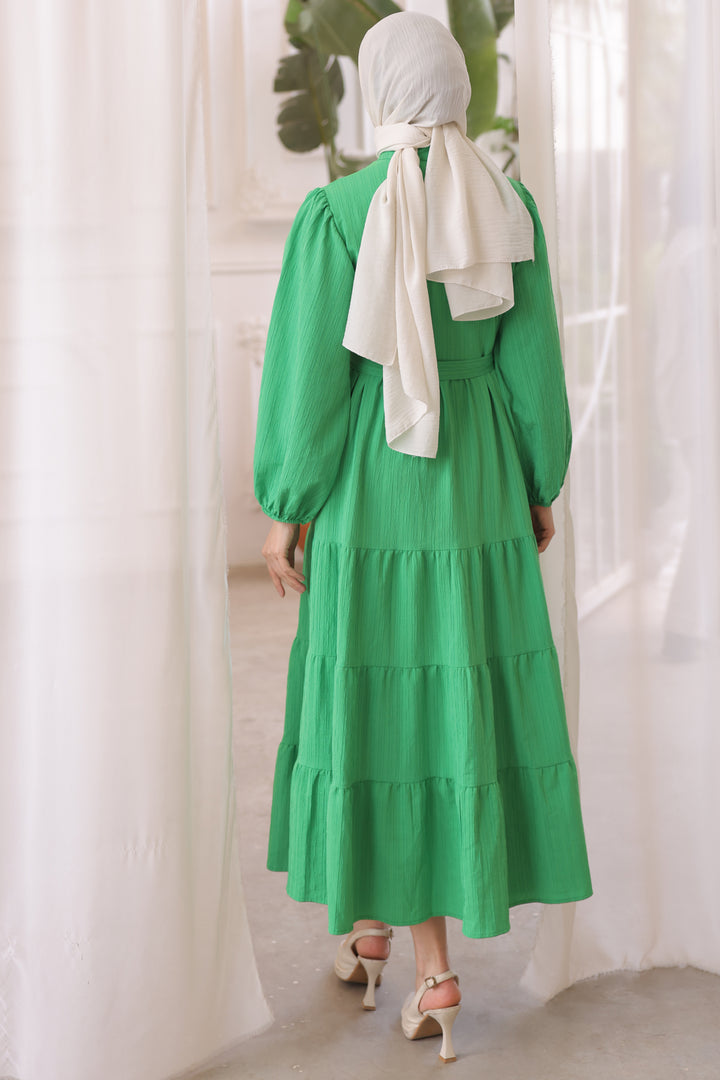 BNG Women Button Detailed Dress Green - Clermont