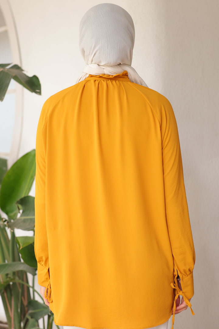 BNG Women Mustard Brooch Shirt - Clermont
