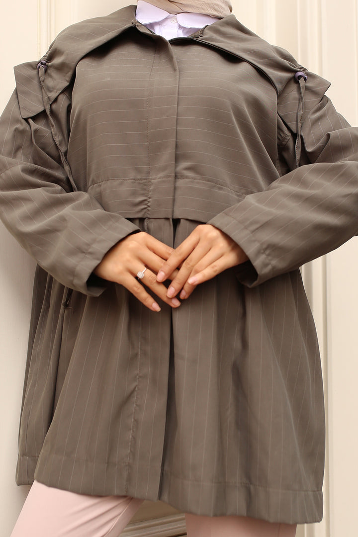 BNG Women Khaki Trench Coat - San Fernando de Henares