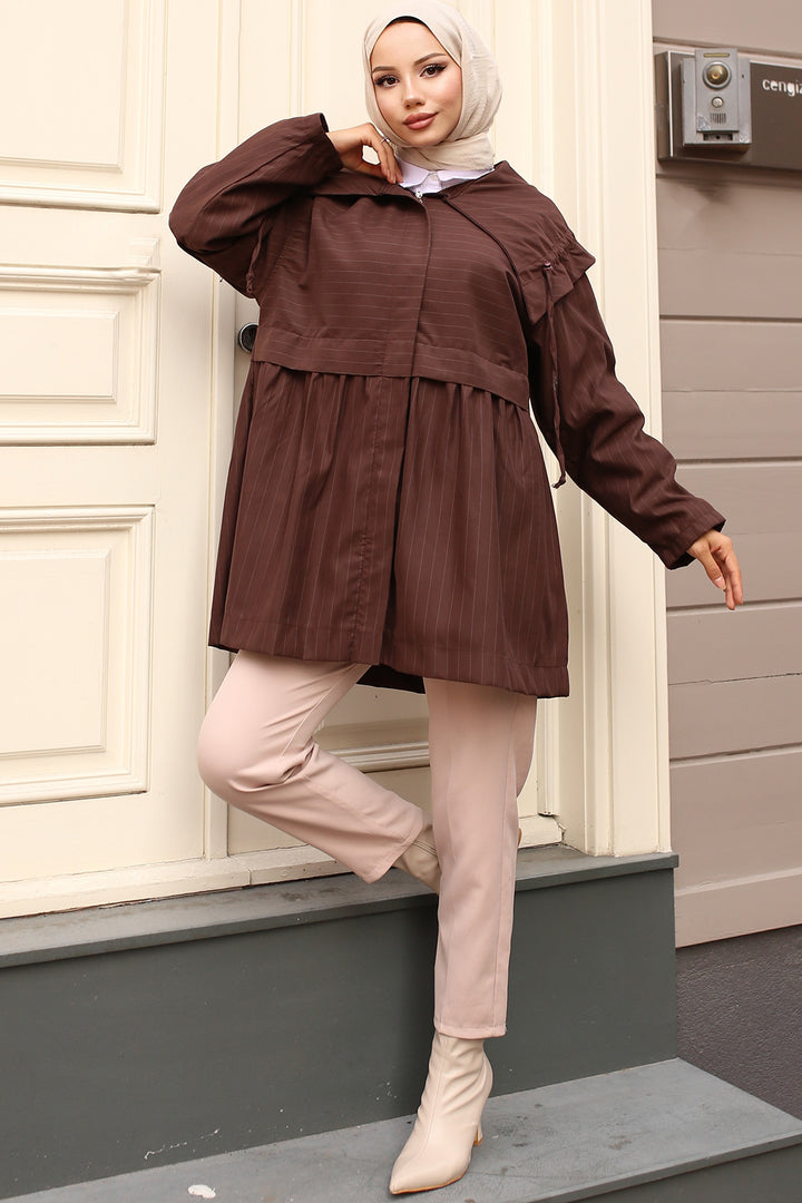 BNG Women Brown Trench Coat - Bietigheim-Bissingen