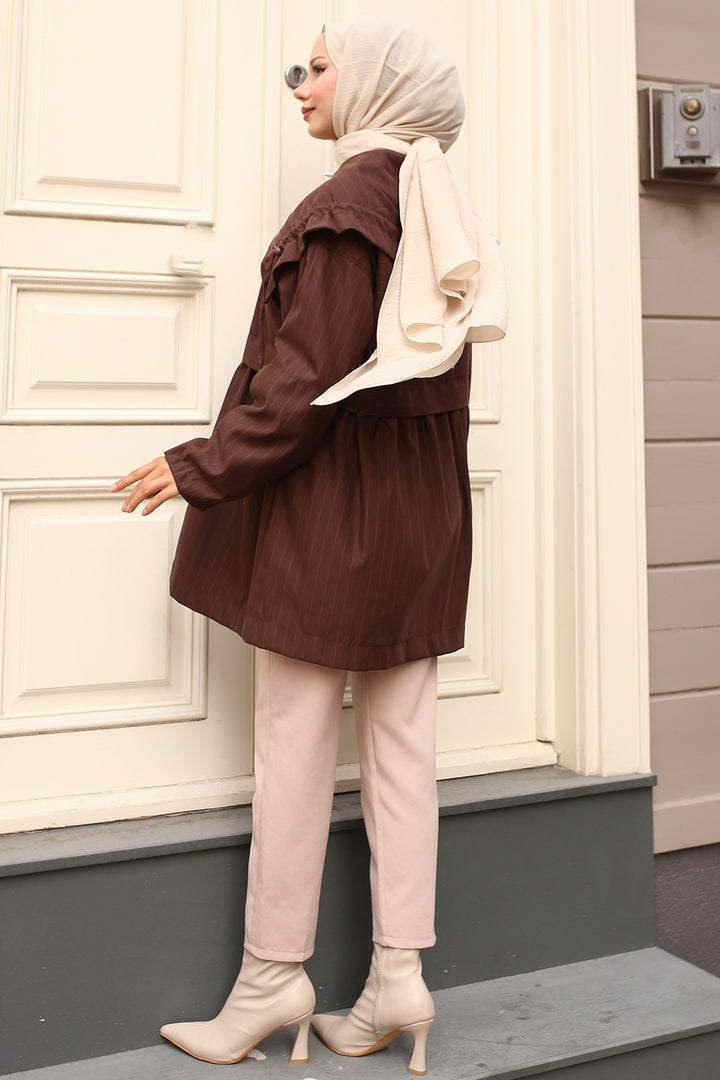 BNG Women Brown Trench Coat - Bietigheim-Bissingen