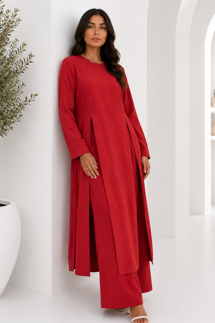 BNG Women Keten İkili Takım S0155 Kırmızı - Solihull