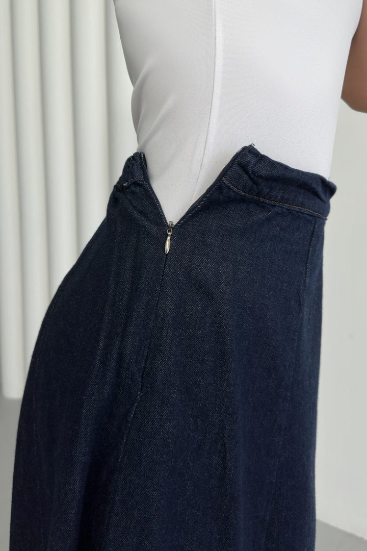 XLJ Ruffled Long Skirt with Elasticated Waist Mixed - Oakville