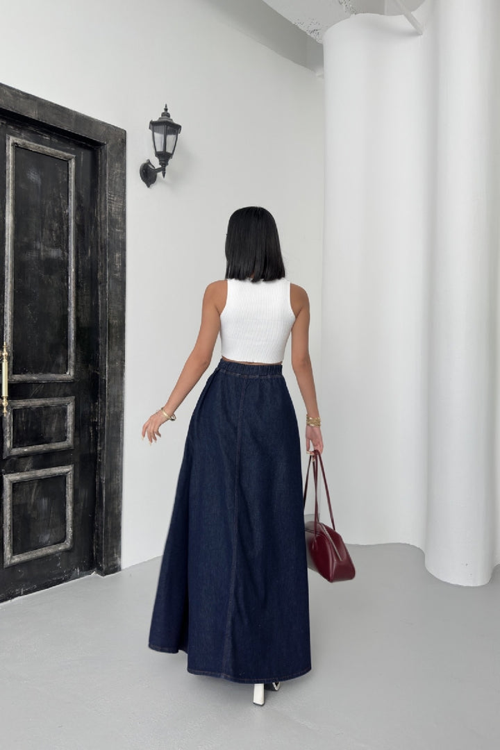 XLJ Ruffled Long Skirt - Indian Trail