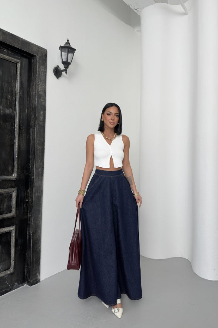XLJ Ruffled Long Skirt - Indian Trail