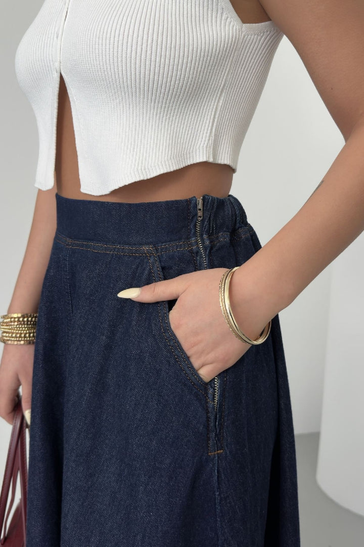 XLJ Ruffled Long Skirt - Indian Trail