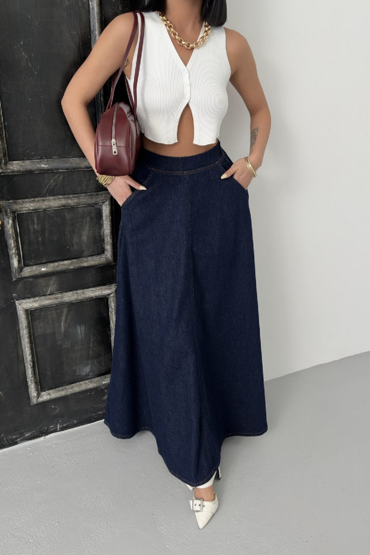 XLJ Ruffled Long Skirt - Indian Trail