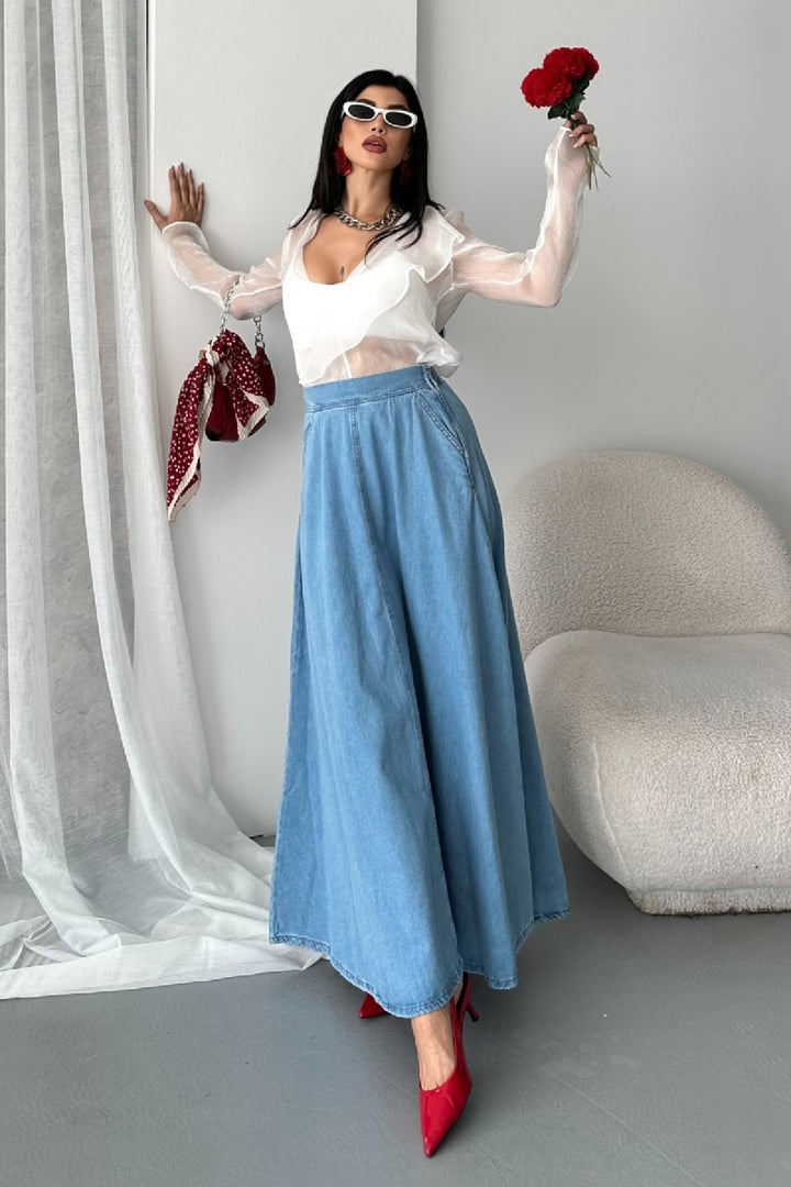XLJ Ruffled Long Skirt - Martina Franca