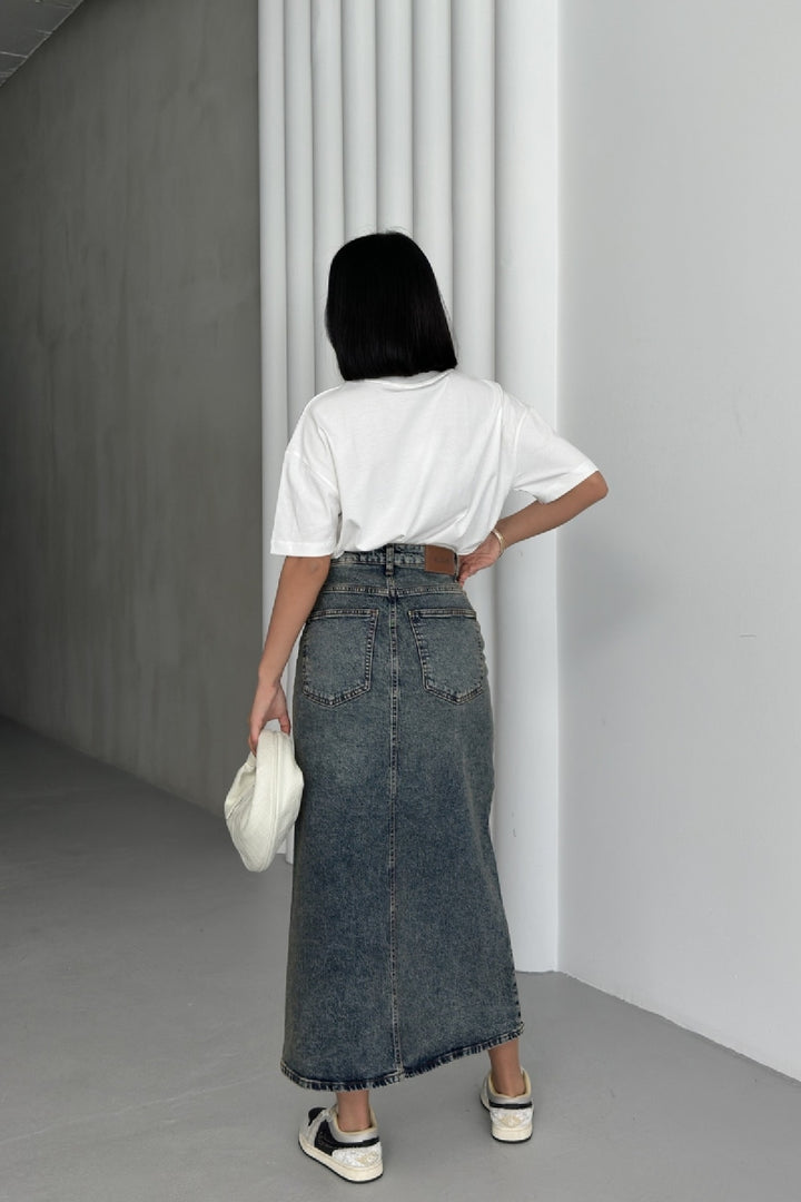 XLJ Classic Denim Skirt Mixed - Lecco
